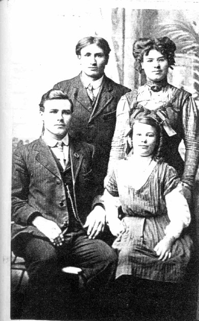 Children of Thomas Nettrouer and Margaret Belt: Lonzo ,Bessie,Lot and Emma Nettrouer